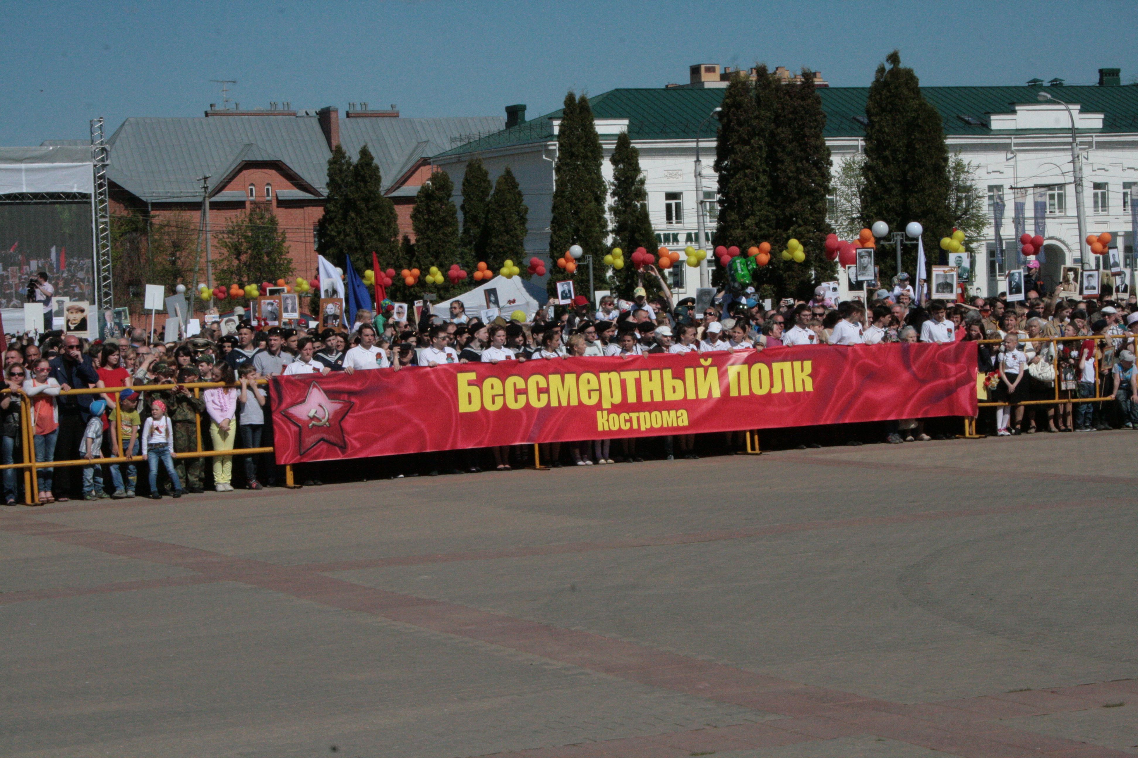 бессмертный полк в кольчугино