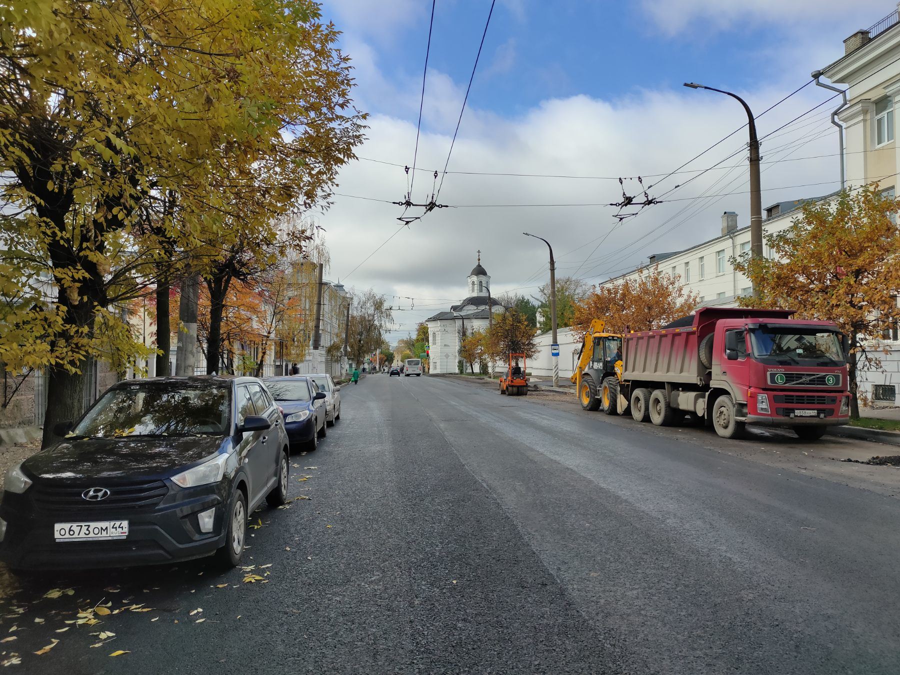 В Костроме в рамках национального проекта завершен комплексный ремонт улицы  Димитрова