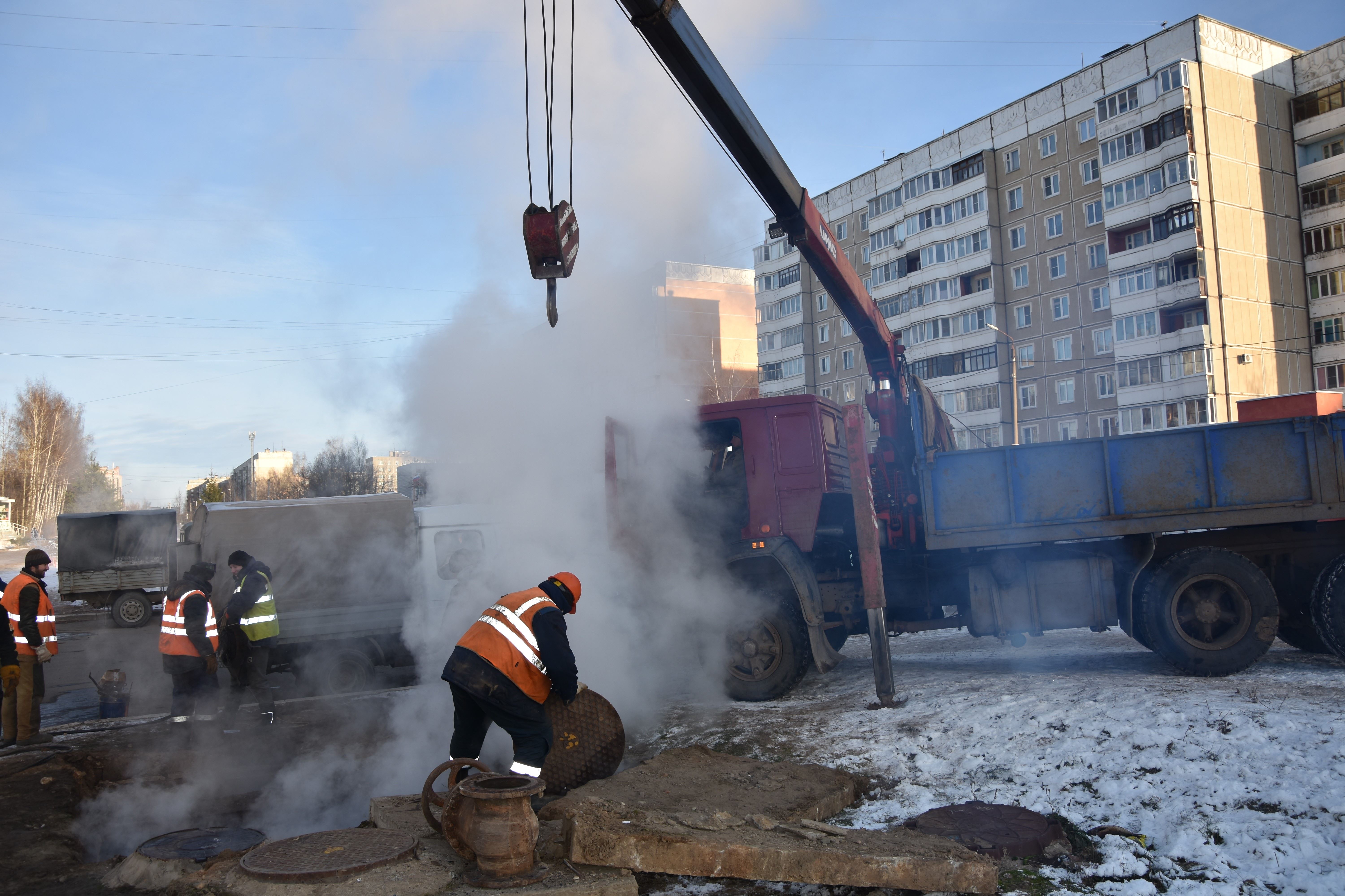 В Костроме ТГК-2 проведет ремонт на двух участках магистральной тепловой сети