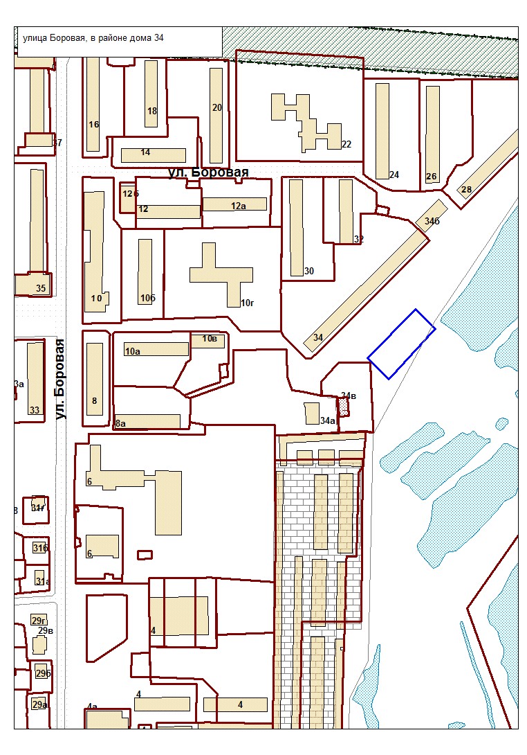 Карта улицы боровая